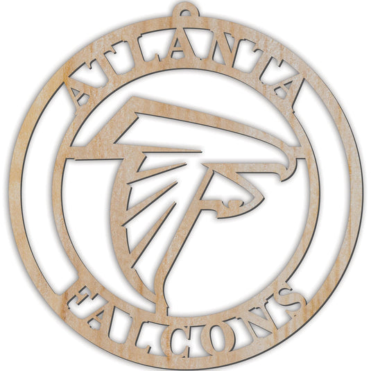 Fan Creations Holiday Home Decor Atlanta Falcons Luan Logo Cutout Ornament