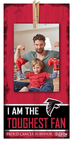 Fan Creations Home Decor Atlanta Falcons Toughest Fan Clothespin 6x12