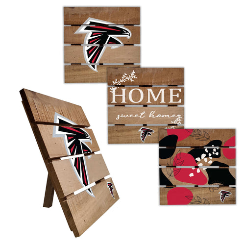 Fan Creations Home Decor Atlanta Falcons Trivet Hot Plate Set of 4 (2221,2222,2122x2)