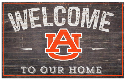 Fan Creations Home Decor Auburn  11x19in Welcome Sign