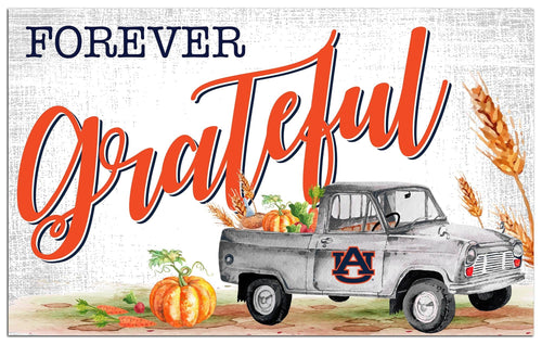 Fan Creations Holiday Home Decor Auburn Forever Grateful 11x19