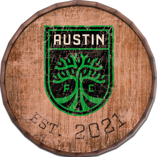 Fan Creations Home Decor Austin FC  24in Established Date Barrel Top