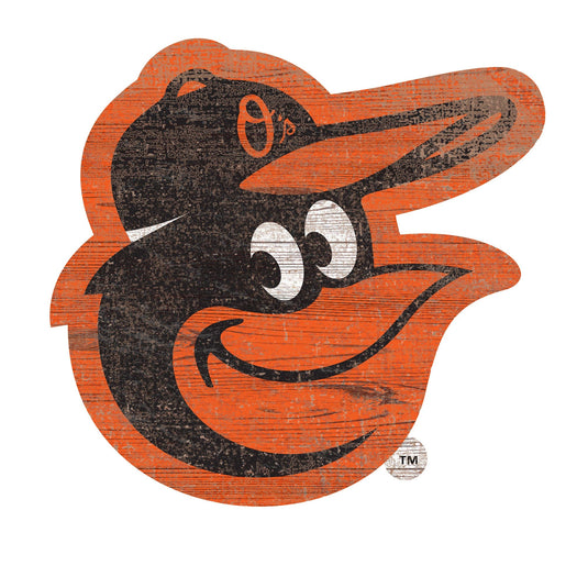 Fan Creations 24" Signs Baltimore Orioles Distressed Logo Cutout Sign
