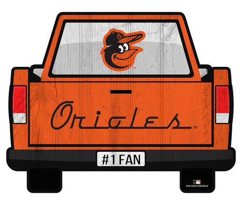 Fan Creations Home Decor Baltimore Orioles Slogan Truck Back Vintage 12in
