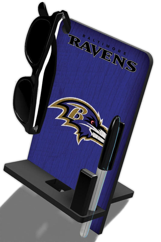 Fan Creations Wall Decor Baltimore Ravens 4 In 1 Desktop Phone Stand