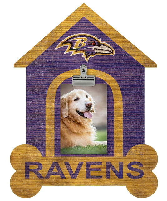 Fan Creations Clip Frame Baltimore Ravens Dog Bone House Clip Frame