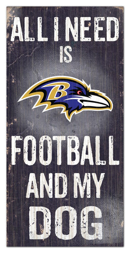 Fan Creations 6x12 Sign Baltimore Ravens My Dog 6x12 Sign