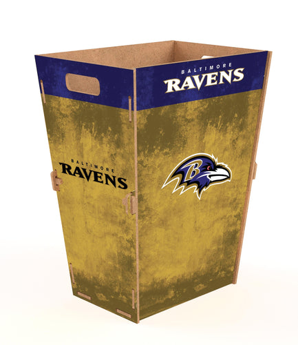 Fan Creations Baltimore Ravens Team Color Trash Bin