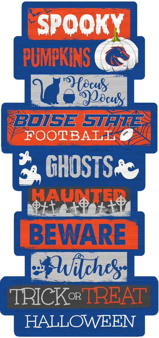 Fan Creations Home Decor Boise State Halloween Celebration Stack