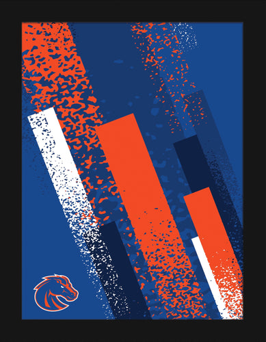 Fan Creations Home Decor Boise State Team Color 12x16