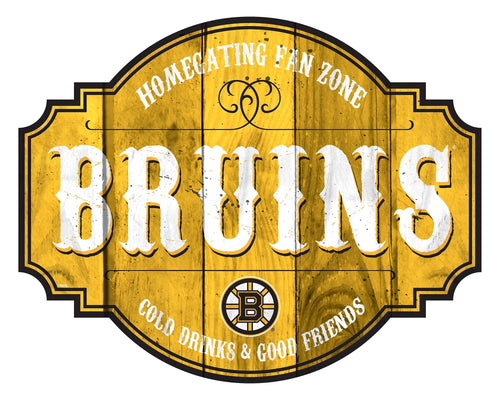 Fan Creations Home Decor Boston Bruins Homegating Tavern 24in Sign