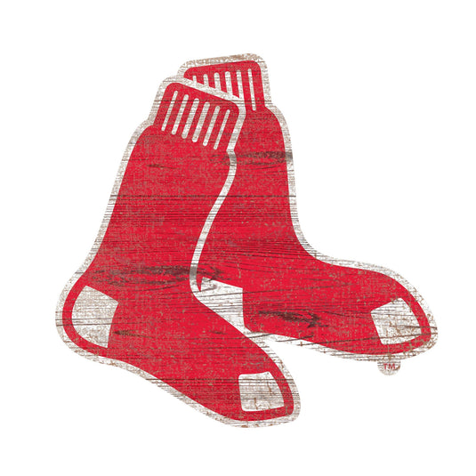 Fan Creations 24" Signs Boston Red Sox Distressed Logo Cutout Sign