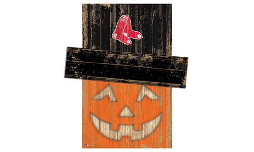 Fan Creations Holiday Decor Boston Red Sox Pumpkin Head With Hat