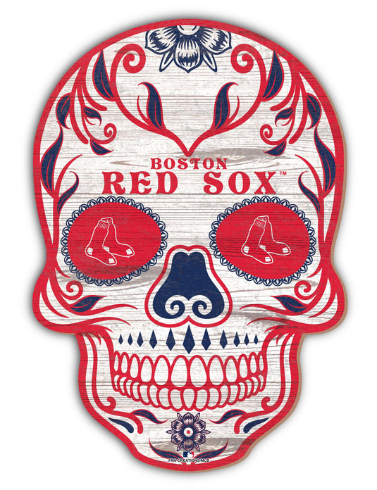 KMG Illustration on X: Red Sox Sugar Skull Prints for sale now! #redsox  #redsixnation #fenwaypark #sugarskull #skull #tattoo #boston #art   / X