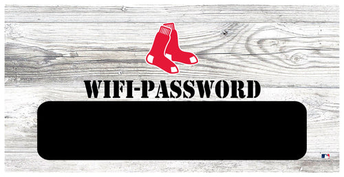 Fan Creations 6x12 Horizontal Boston Red Sox Wifi Password 6x12 Sign