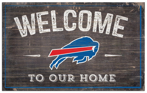 Fan Creations Home Decor Buffalo Bills  11x19in Welcome Sign