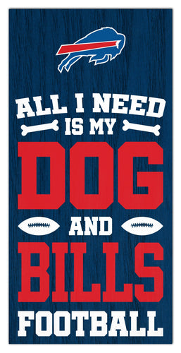 Fan Creations Home Decor Buffalo Bills All I Need Is My Dog & Football