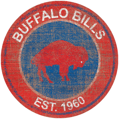 Fan Creations Home Decor Buffalo Bills Heritage Logo Round