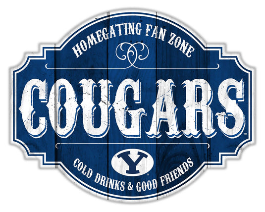 Fan Creations Home Decor BYU Homegating Tavern 12in Sign