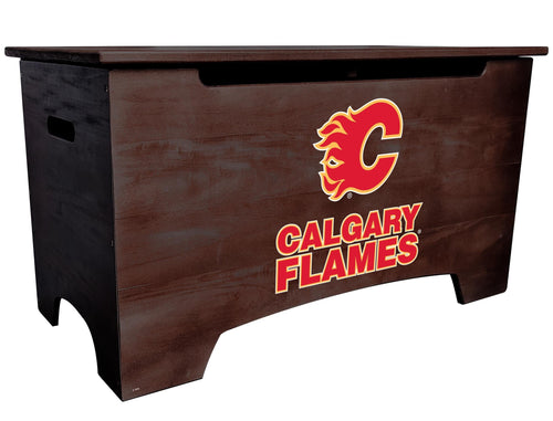 Fan Creations Home Decor Calgary Flames Logo Storage Box