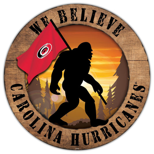 Fan Creations Wall Decor Carolina Hurricanes Bigfoot 12in Circle