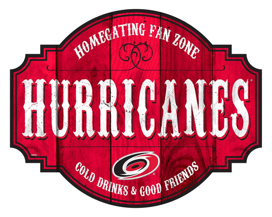 Fan Creations Home Decor Carolina Hurricanes Homegating Tavern 12in Sign