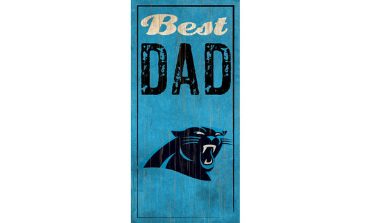 Fan Creations Wall Decor Carolina Panthers Best Dad Sign