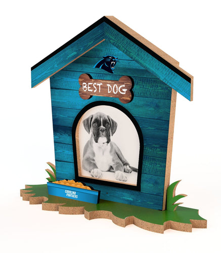 Fan Creations Home Decor Carolina Panthers Dog House Frame