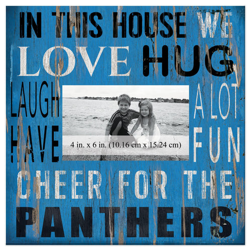 Fan Creations Home Decor Carolina Panthers  In This House 10x10 Frame