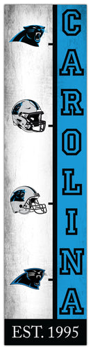 Fan Creations Home Decor Carolina Panthers Team Logo Progression 6x24