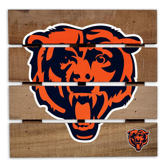 Fan Creations Gameday Food Chicago Bears 8in Wooden Hotplate