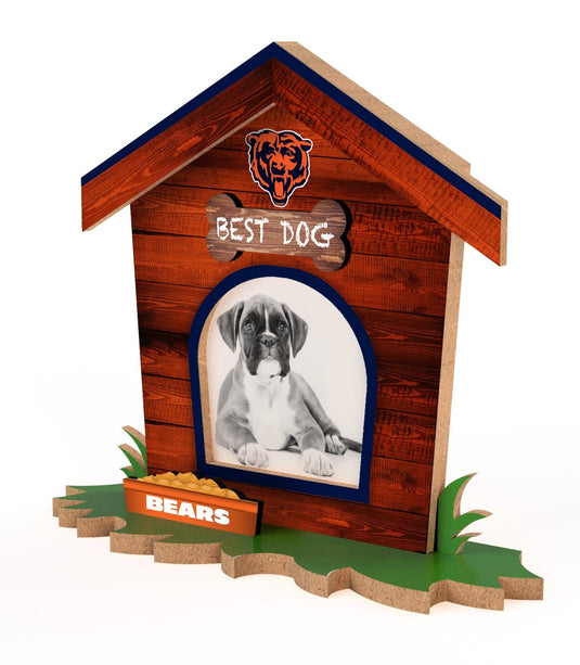 Fan Creations Home Decor Chicago Bears Dog House Frame