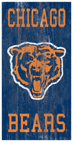 Fan Creations Home Decor Chicago Bears Heritage Logo W/ Team Name 6x12