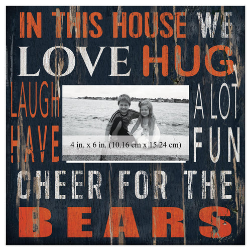 Fan Creations Home Decor Chicago Bears  In This House 10x10 Frame