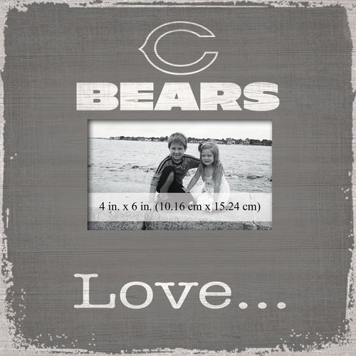 Fan Creations Home Decor Chicago Bears  Love Picture Frame