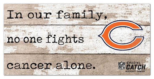 Fan Creations Home Decor Chicago Bears No One Fights Alone 6x12