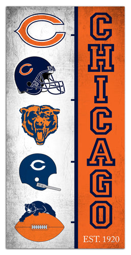 Fan Creations Home Decor Chicago Bears Team Logo Progression 6x12