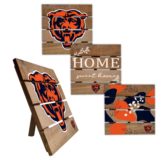Fan Creations Home Decor Chicago Bears Trivet Hot Plate Set of 4 (2221,2222,2122x2)