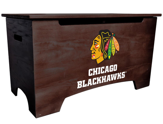 Fan Creations Home Decor Chicago Blackhawks Logo Storage Box