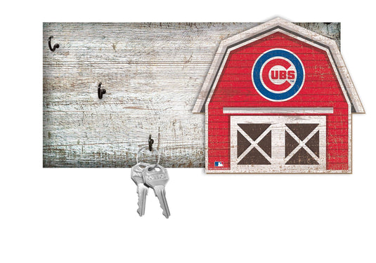Fan Creations Wall Decor Chicago Cubs Barn Keychain Holder