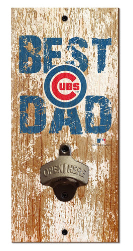 Fan Creations Home Decor Chicago Cubs  Best Dad Bottle Opener