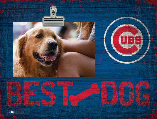 Fan Creations Desktop Stand Chicago Cubs Best Dog Clip Frame