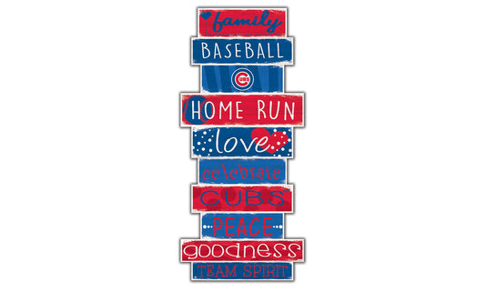 Fan Creations Wall Decor Chicago Cubs Celebration Stack 24" Sign
