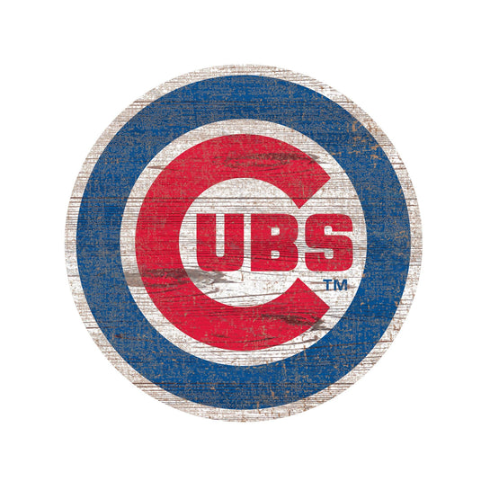 Fan Creations 24" Signs Chicago Cubs Distressed Logo Cutout Sign