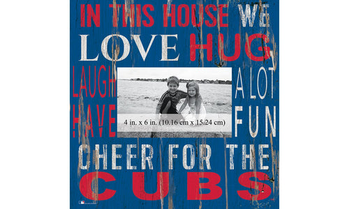 Fan Creations Home Decor Chicago Cubs  In This House 10x10 Frame