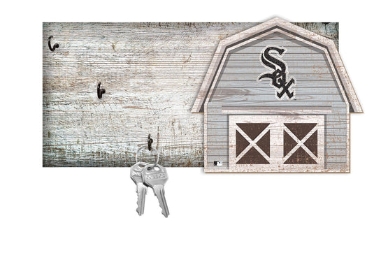 Fan Creations Wall Decor Chicago White Sox Barn Keychain Holder
