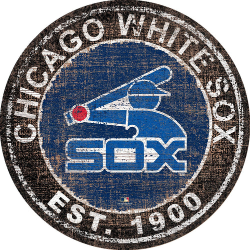 Fan Creations Home Decor Chicago White Sox Heritage Logo Round