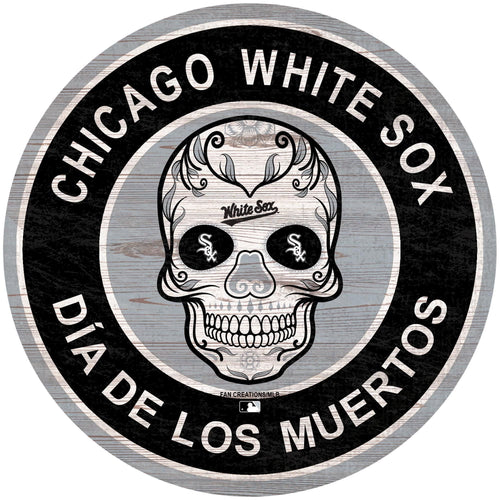 Fan Creations Holiday Home Decor Chicago White Sox Sugar Skull Circle