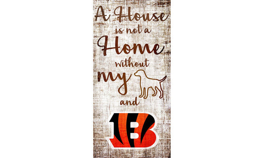 Fan Creations Wall Decor Cincinnati Bengals A House Is Not A Home Sign