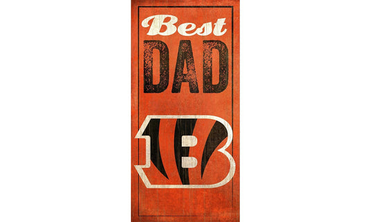 Fan Creations Wall Decor Cincinnati Bengals Best Dad Sign